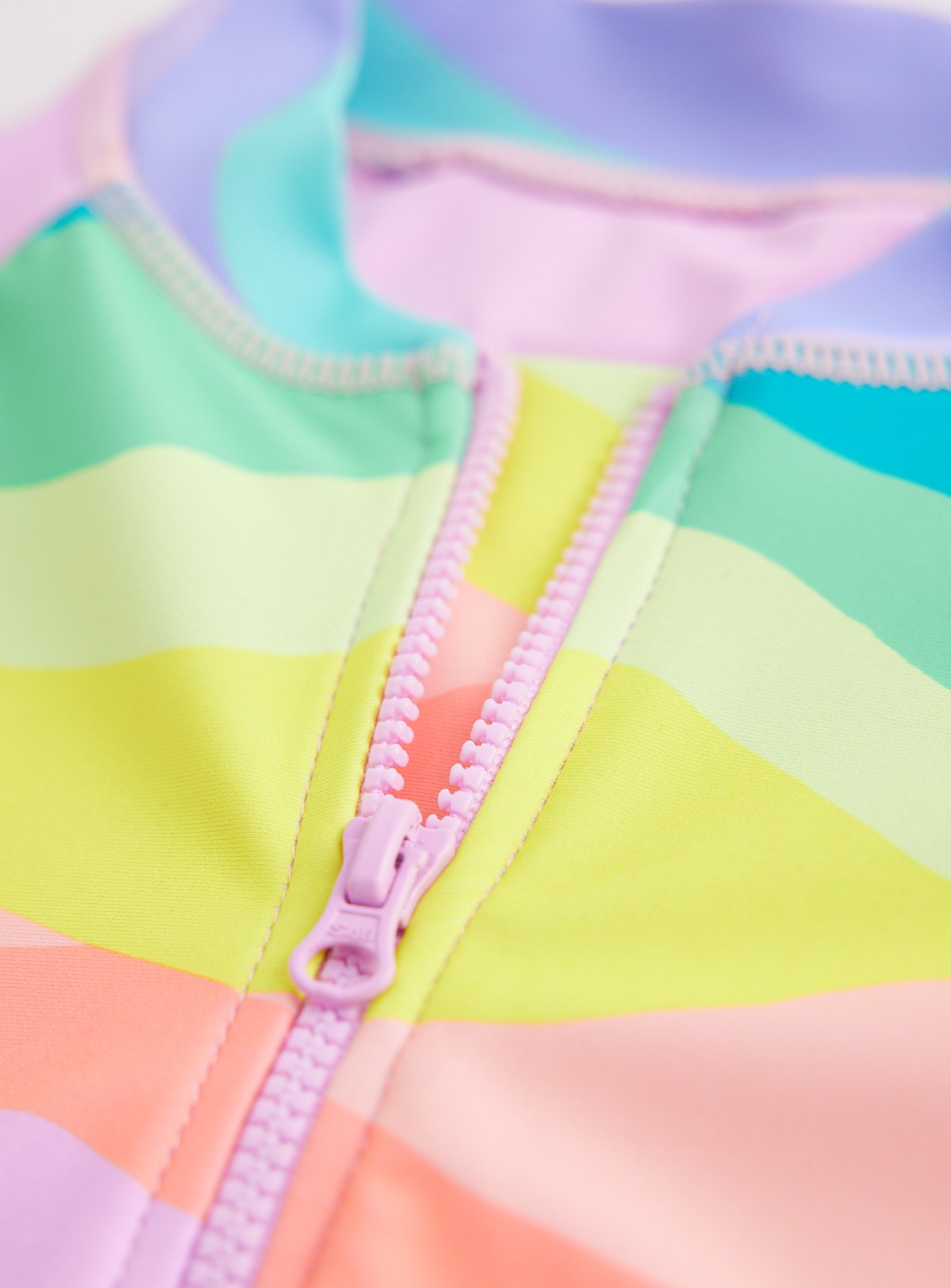 Rainbow Print Rash Bodysuit 3-4 years - Image 2 thumbnail
